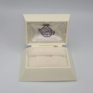 Molded Plastic Ring Box - Dennison R.D. Lambert Nazareth PA. - Vintage Jewelry Ring Box, w#89