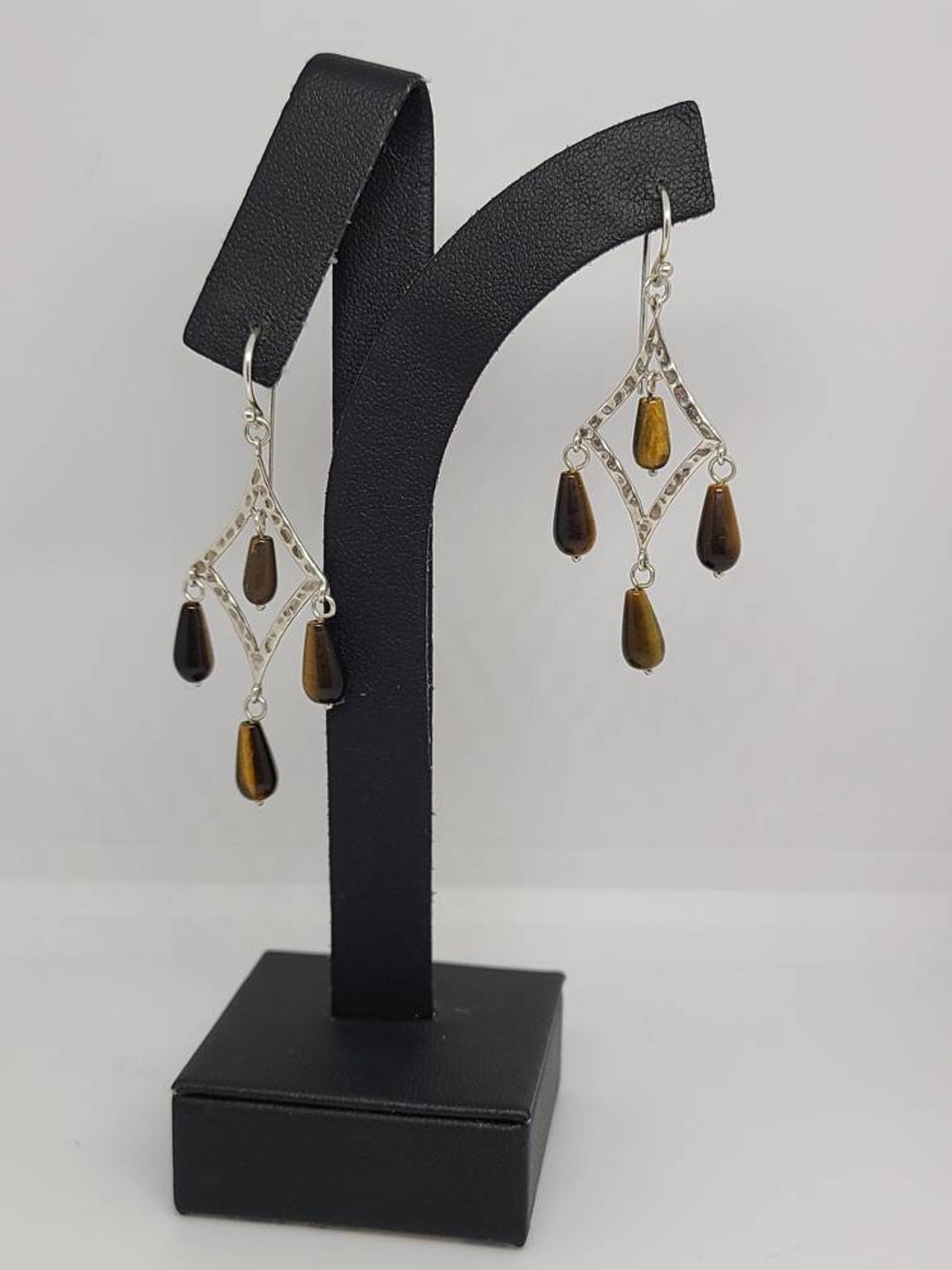 Asher Earrings - Tiger's Eye