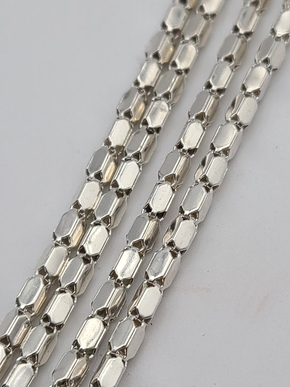 Vintage Italian Silver Chain Necklace