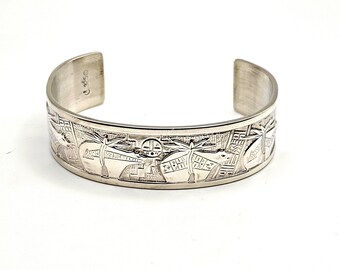 Vintage Roderick Tenorio Storyteller Bracelet - 925 Sterling