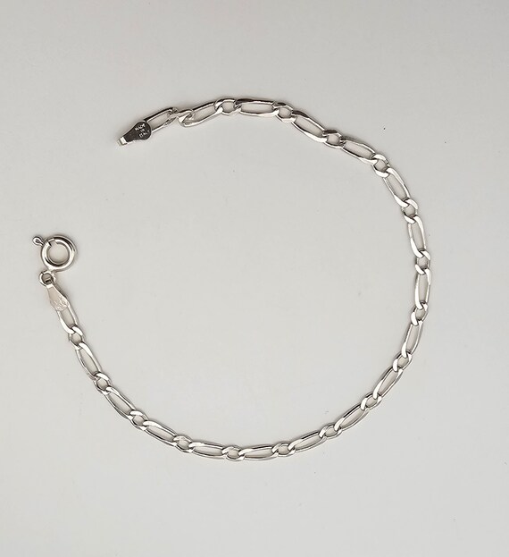 Vintage 925 Silver Fancy Oval Link Charm Bracelet, 3mm, 7.25-inch, Estate Jewelry, W1363 - Etsy Canada Vintage 925 Silver Fancy Oval Link Charm Bracelet, 3mm, 7.25-inch, Estate Jewelry, W1363 - Etsy Canada