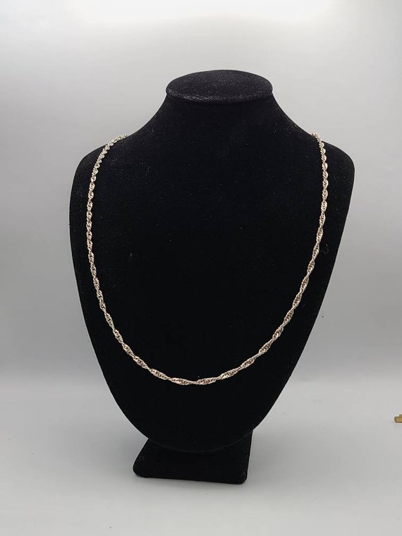 Twisted Herringbone Chain in 925 Silver Herringbon