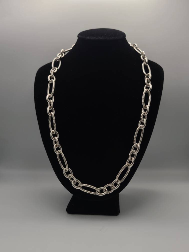 Judith Ripka 18kt White Gold Diamond Station Necklace