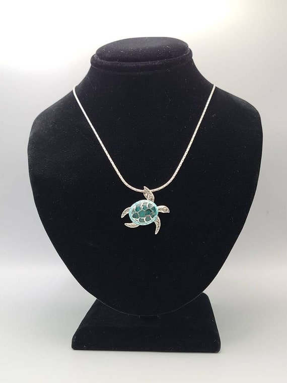 Guy Harvey Sea Turtle Pendant Necklace 