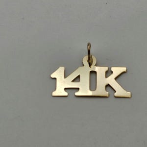 Vintage 14k Gold Charm or Pendant, Estate Jewelry, w#2781