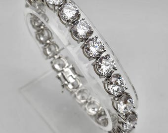 テニスブレスレット　ヴィンテージ　925 SILVER ヴィンテージ スターリングシルバー テニスブレスレット