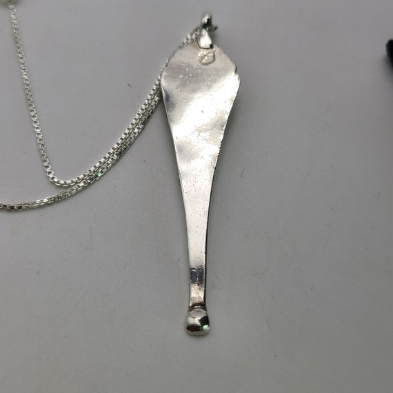 Coral Dragon Spoon Necklace, 925 Silver Necklace,… - image 5