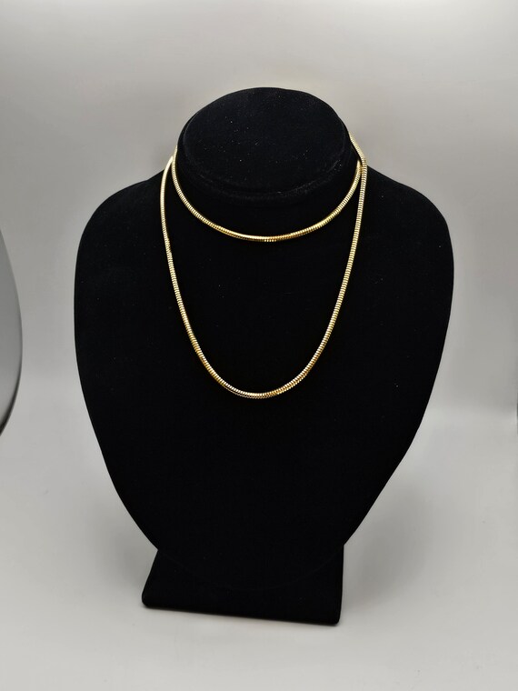 Snake Chain Necklace in 925 Silver Gold Vermeil, … - image 6