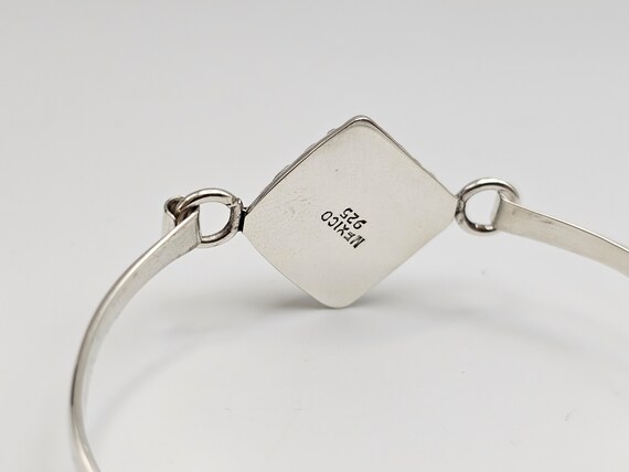 Geometric Open Weave Bracelet, 925 Silver, Openwo… - image 3