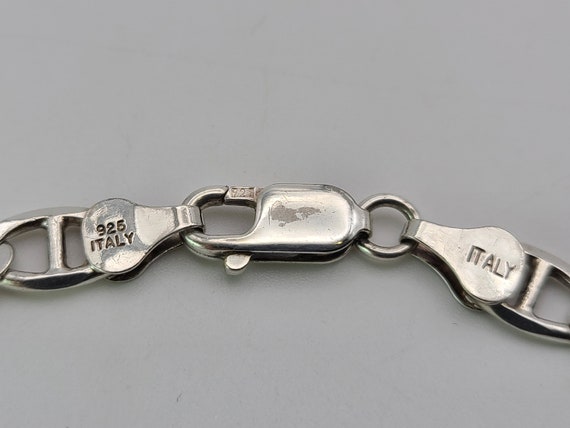 Mariner Link Bracelet, 925 Silver Bracelet, Vinta… - image 7