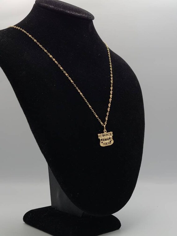 Daddy's Little Girl Necklace, 14k Yellow Gold, Little… Gem