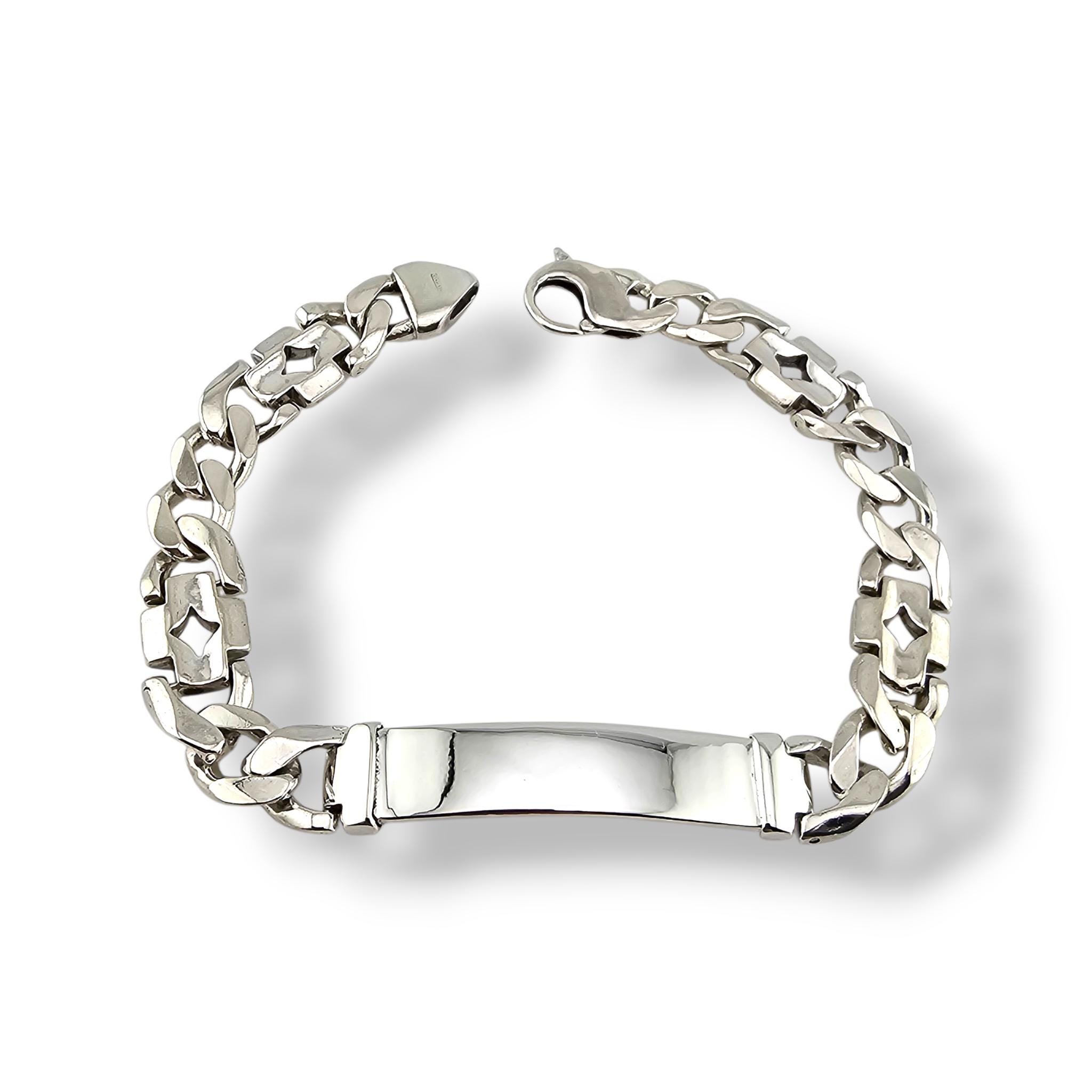Sterling Silver Id Bracelet Vintage - Etsy