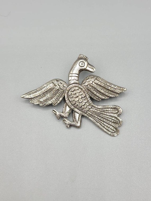 Vintage Bird Pin, .900 Silver Bird Pin, Vintage Pi