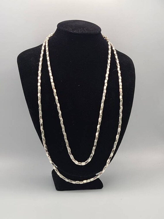 Vintage Italian Silver Chain Necklace