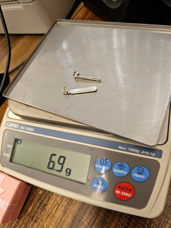 Vintage Scroll Motif Rectangular Dangle Earrings:… - image 10