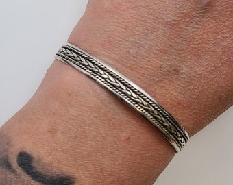 ヴィンテージ！Silver Rope Wavy Cuff ブレスレット ヴィンテージ！Silver Wavy Cuff ブレスレット - メルカリ