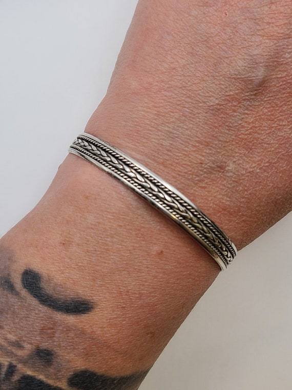 ヴィンテージ！Silver Rope Wavy Cuff ブレスレット ヴィンテージ！Silver Wavy Cuff ブレスレット - メルカリ