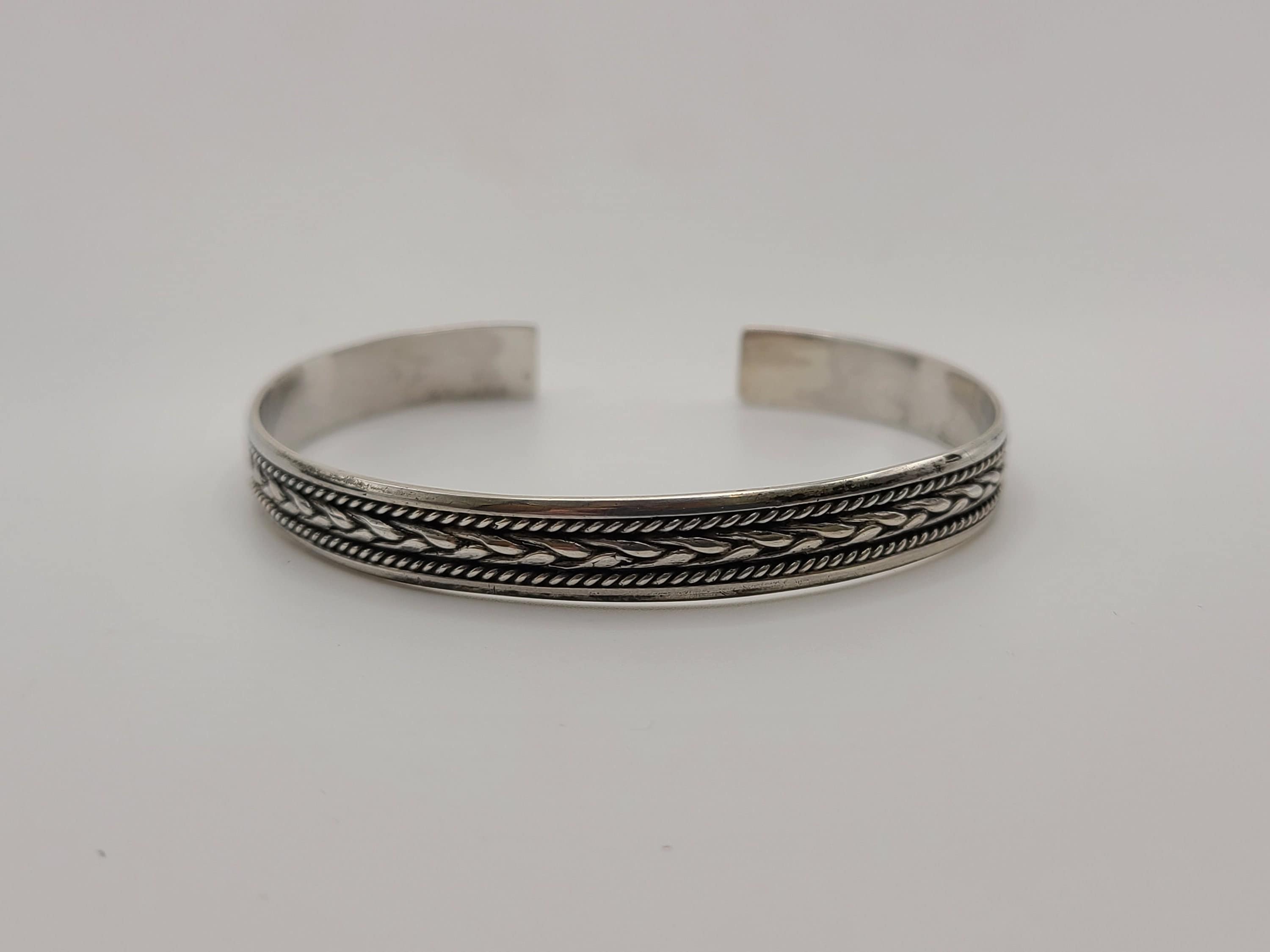 ヴィンテージ！Silver Rope Wavy Cuff ブレスレット ヴィンテージ！Silver Rope Wavy Cuff ブレスレット