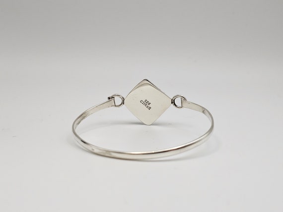 Geometric Open Weave Bracelet, 925 Silver, Openwo… - image 6