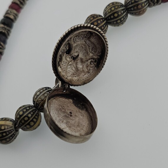 Vintage Samuel B 925 Sterling Silver Charm Neckla… - image 4