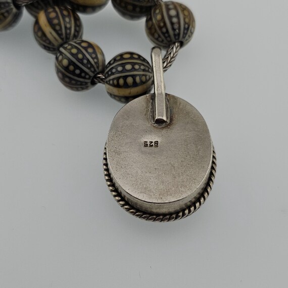 Vintage Samuel B 925 Sterling Silver Charm Neckla… - image 5