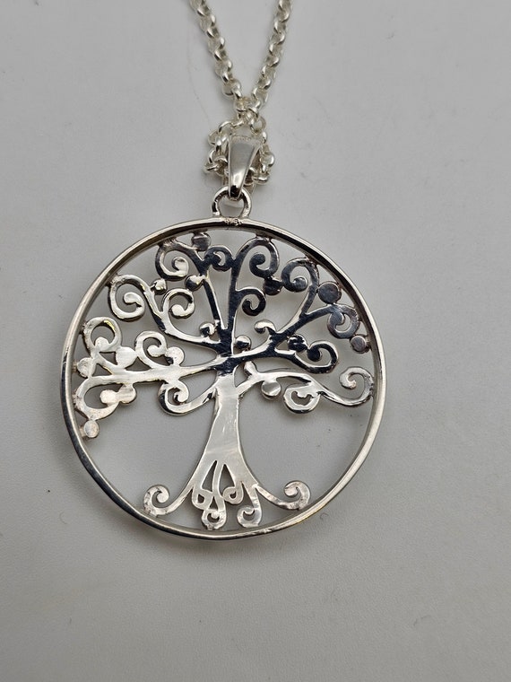 Tree of Life Necklace in 925 Silver, Family Tree … - image 4