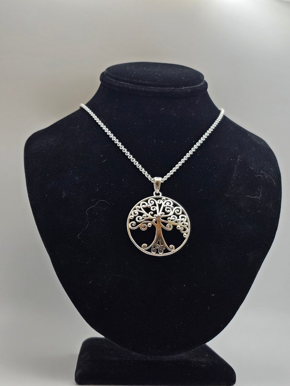 Tree of Life Necklace in 925 Silver, Family Tree … - image 2