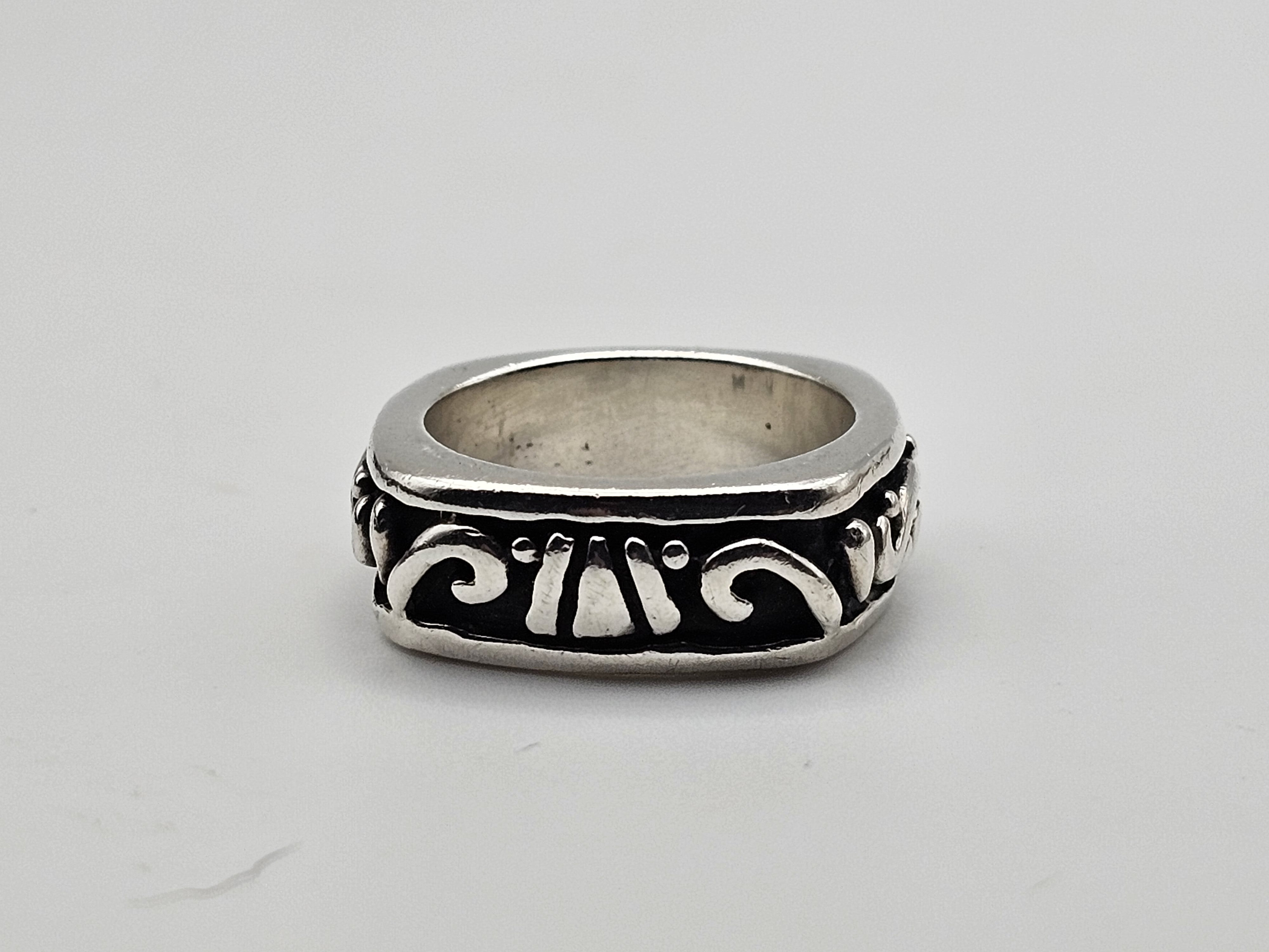 Bague Ancienne En Argent Massif 925, Jonc Fin Avec Incrustation De Nacre, Alliance élégante Et Unique
