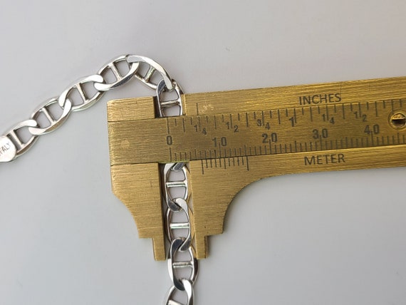 Mariner Link Bracelet, 925 Silver Bracelet, Vinta… - image 4