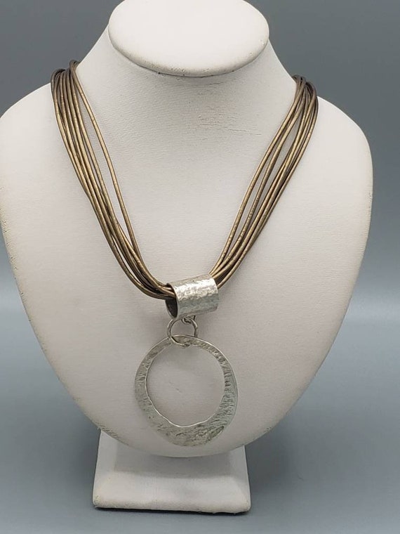 Silpada Open Circle Necklace, 925 Silver Circle on