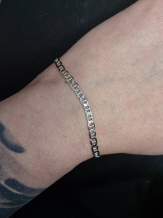 Mariner Link Bracelet, 925 Silver Specialty Chain 