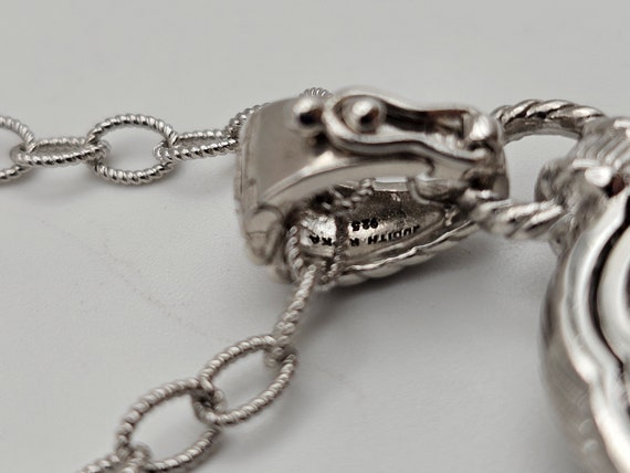 Love Knot Necklace, 925 Silver, Designer Judith R… - image 5