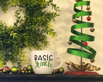 Basic Grinch Wine Glass/Coffee Mug