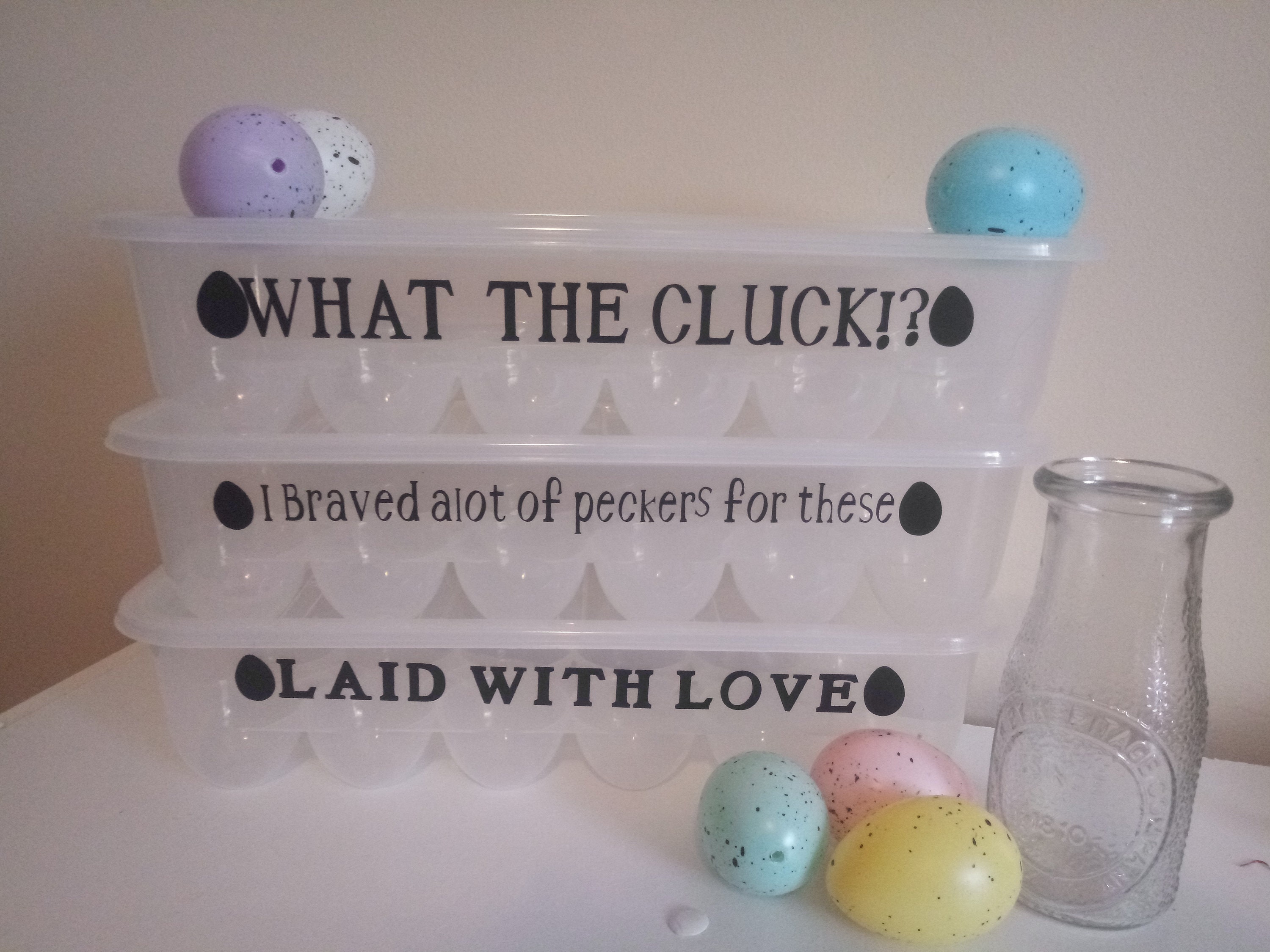 Personalized Egg Cartons with sayings Funny Egg Crates Etsy