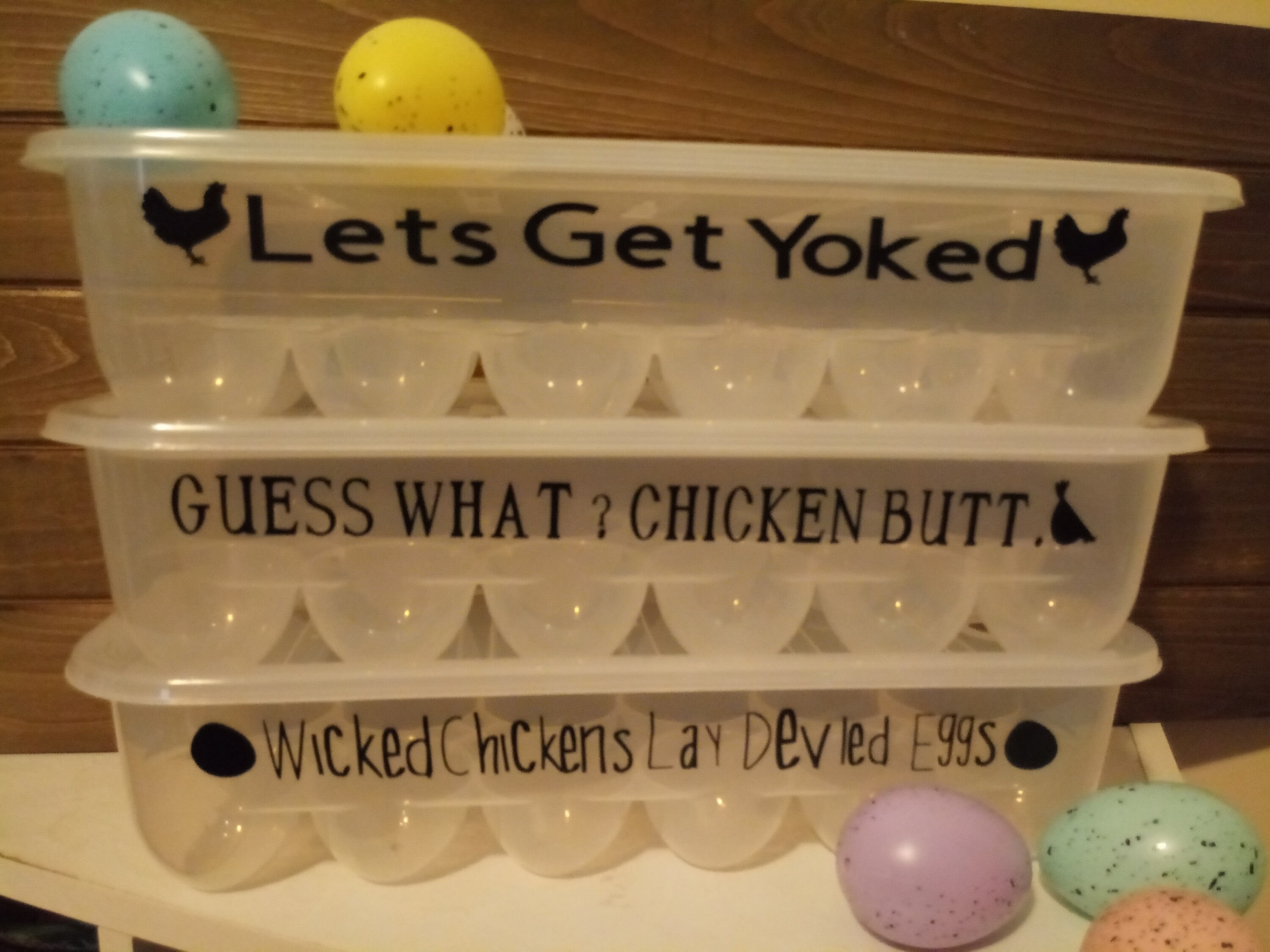 Personalized Egg Cartons with sayings Funny Egg Crates Etsy