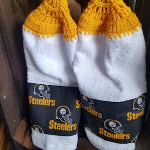 Pittsburgh Steelers &#39;2Pcs Set&quot; Steelers Towels Amber Top