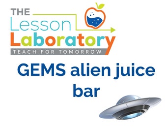 GEMS Alien Juice Bar Klikbaar interactief