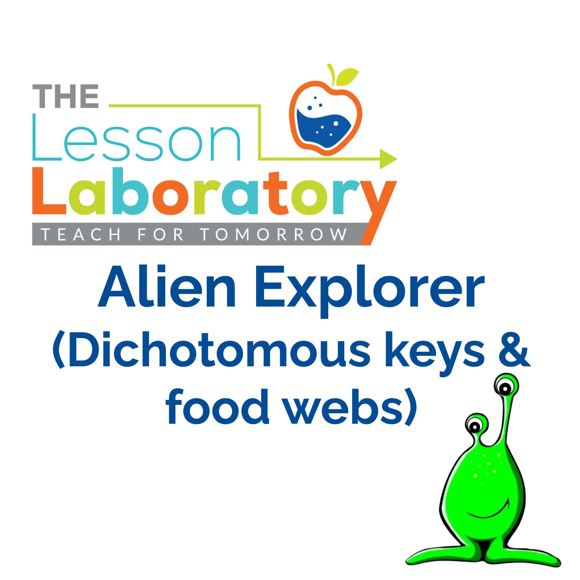Alien Explorer Dichotomous Keys and Food Webs - Etsy