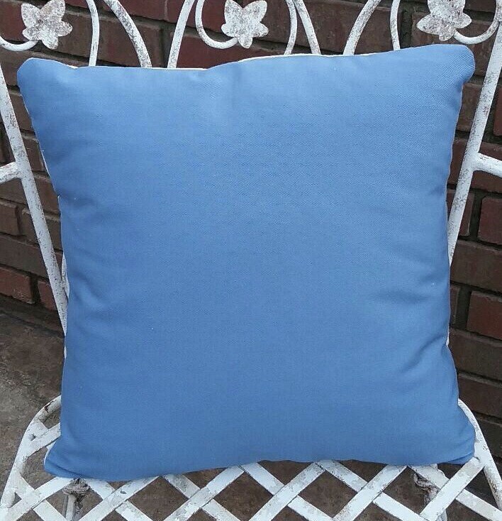 Floral Print Pillows Pillows With Navy Pillows With Blue Etsy