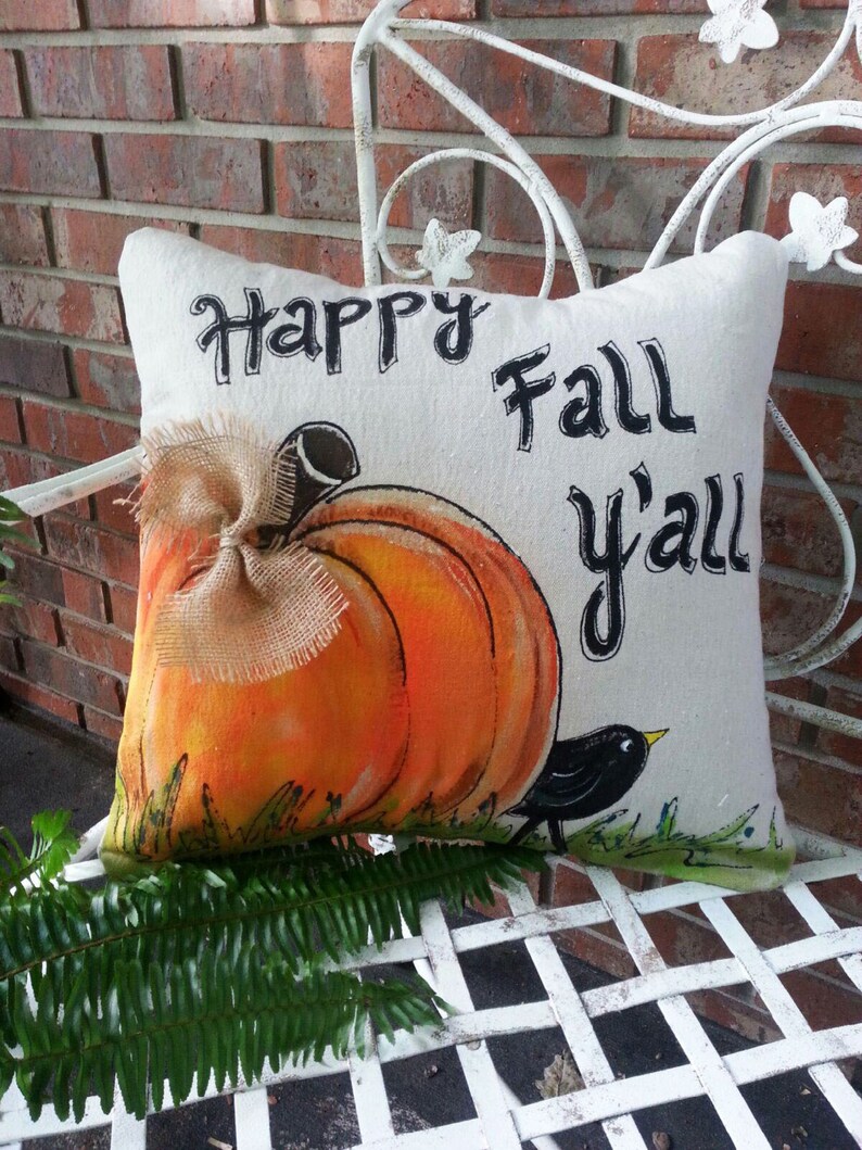 Fall Y'all Personalized Accent Pillows Throw Pillows Etsy