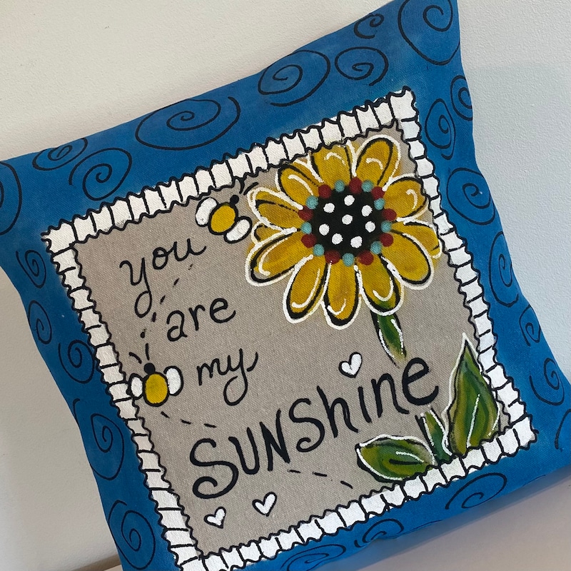Little Birdie Arts You Are My Sunshine Pillow main image 1