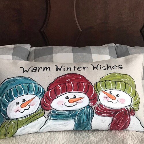 oversized christmas pillows