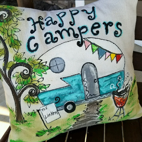 Camping Pillow Etsy