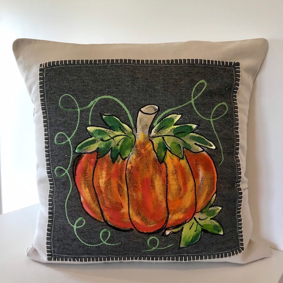 2 Herbst-Kissenbezüge 46x46 Cm – Wasserdicht, Mit Kürbis-Motiv & Dankes-Zitat