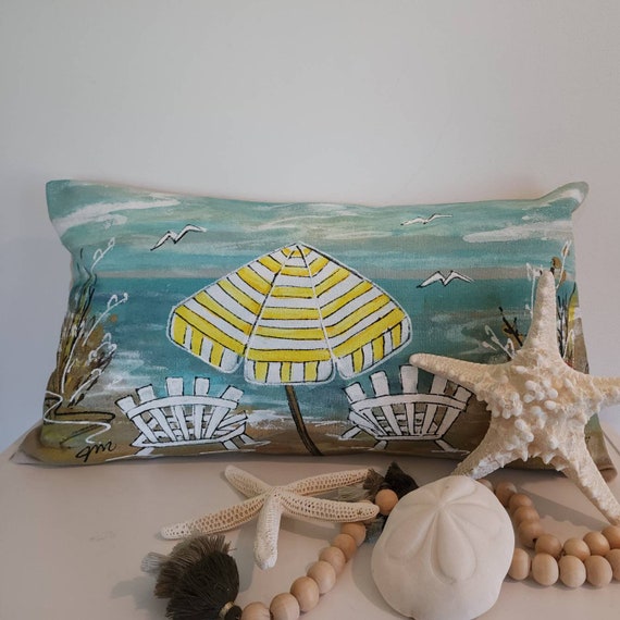 Beach lumbar pillow hotsell