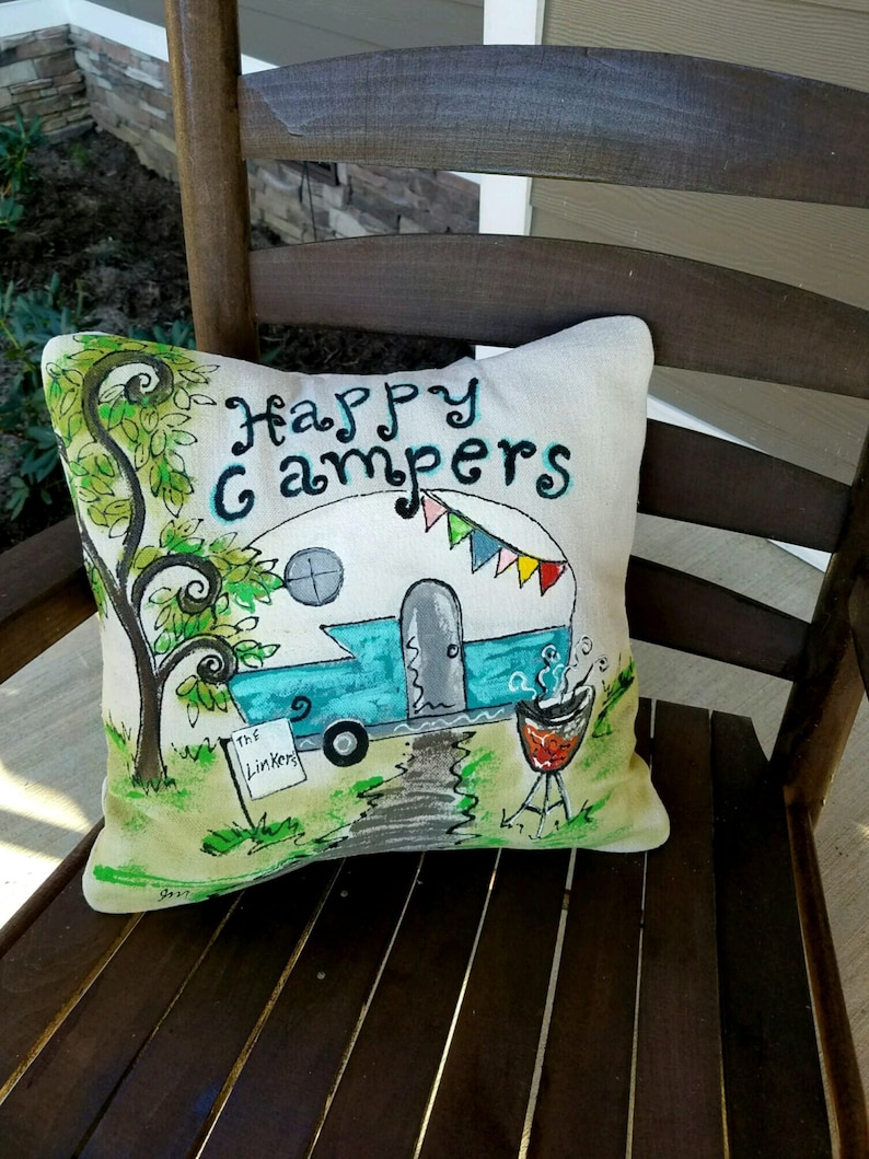 Camping Gift Personalized Adorable Vintage Camper Camping Etsy