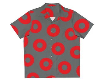 Fishman Donuts Phish Men's Hawaiian Shirt Button up