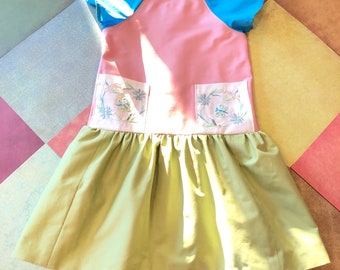 Color Block Toddler Dress