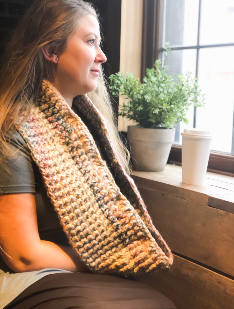 Oatmeal Infinity Scarf Etsy