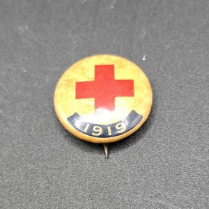 Wwi Red Cross Pin - Etsy